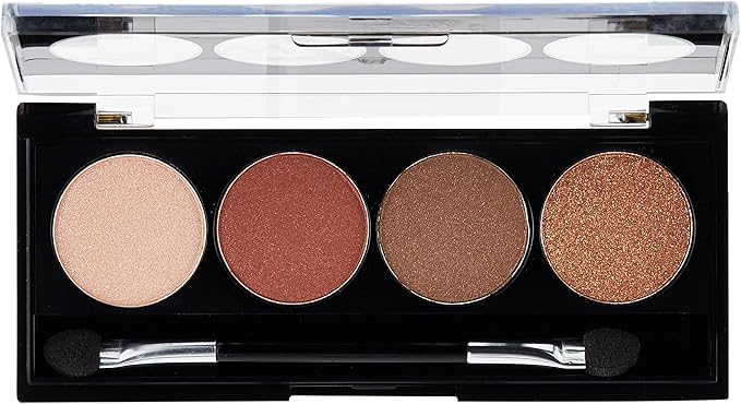 W7 Lets Go 4 Colour Palette Shades Make Up Cosmetic Eyeshadow Eye Shadow Kit Lets Go Buff - Image 4