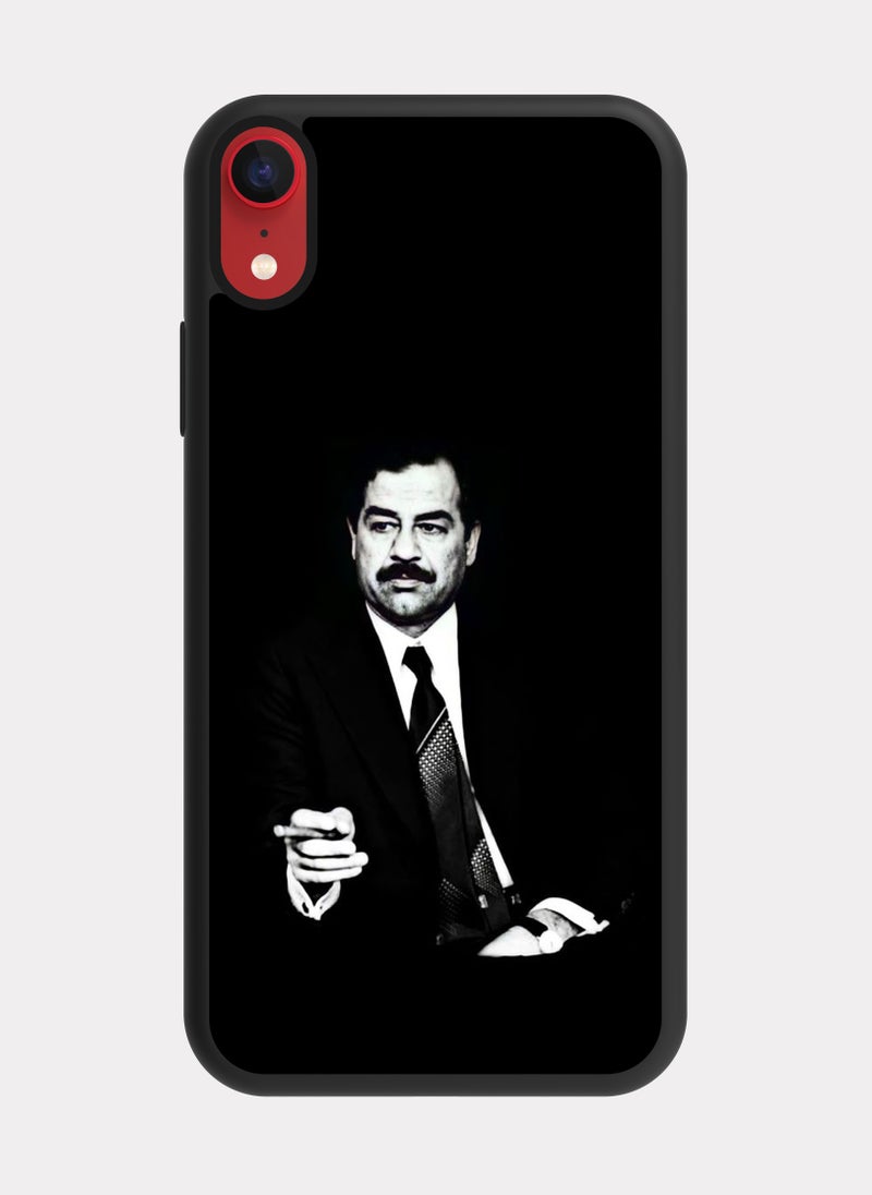 بكسلات كفر ايفون اكس ار صدام حسين اسود - Image 1