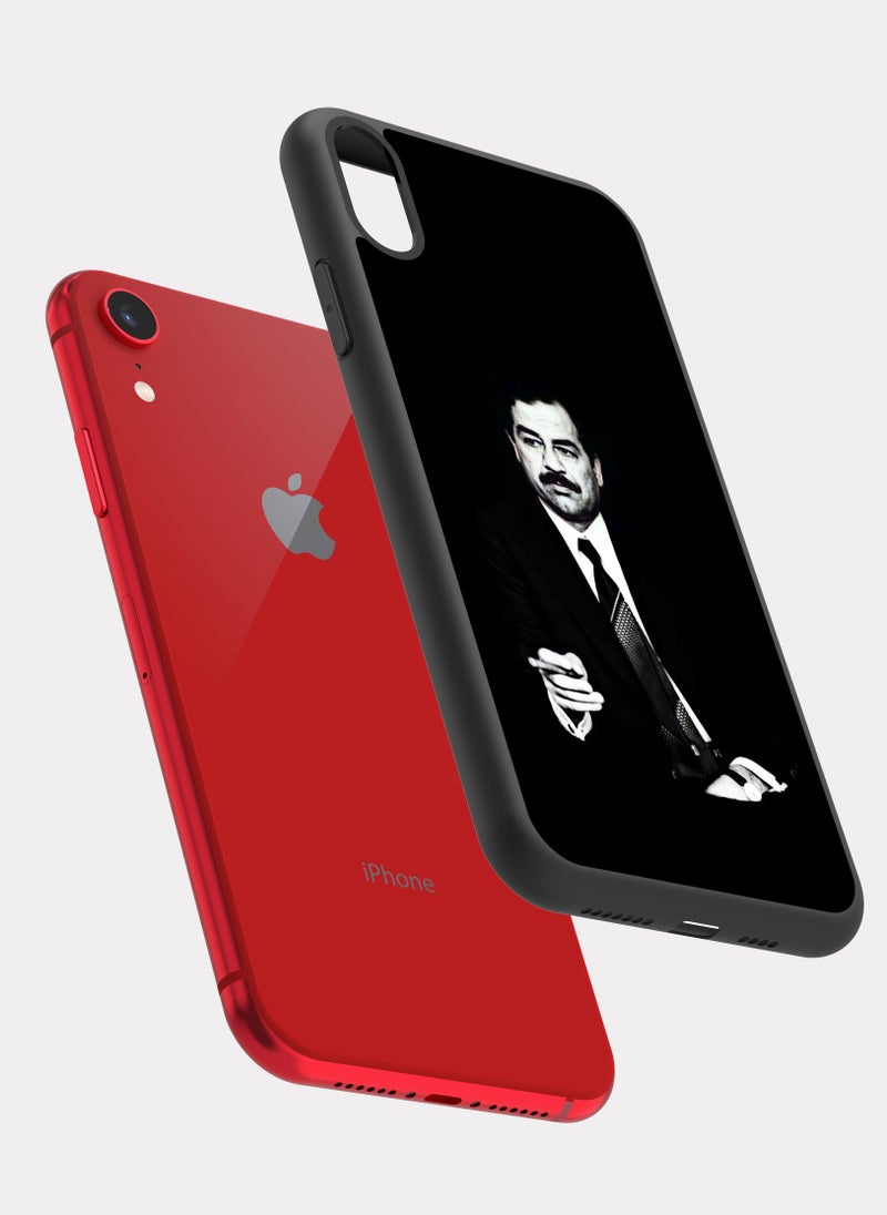 بكسلات كفر ايفون اكس ار صدام حسين اسود - Image 2