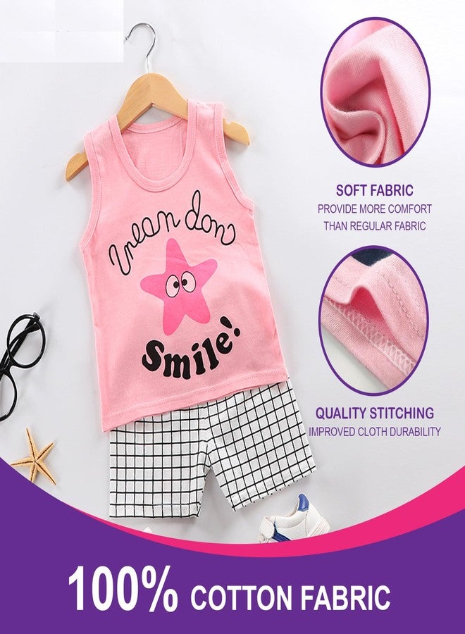 MumsLap T-Shirt 100% Cotton Innerwear Vests for Comfortable and Breathable for Baby Boys & Baby Girls | Summer Wear Kids Sando Baniyan Sleeveless Tshirt Multicolor (0-3 Months) Pack of 5 - Image 5