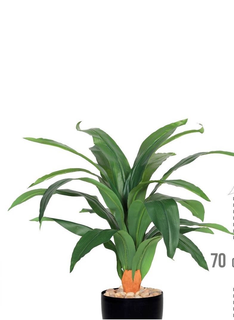 co arma An artificial tree simulating a soft corn tree with its natural texture, 70 cm high, in a fiber pot  - Image 2