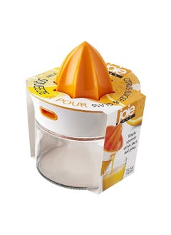 joie Dishwasher Safe Squeeze and Pour Citrus Juicer Clear and Orange 399 ml 29600  - Image 1