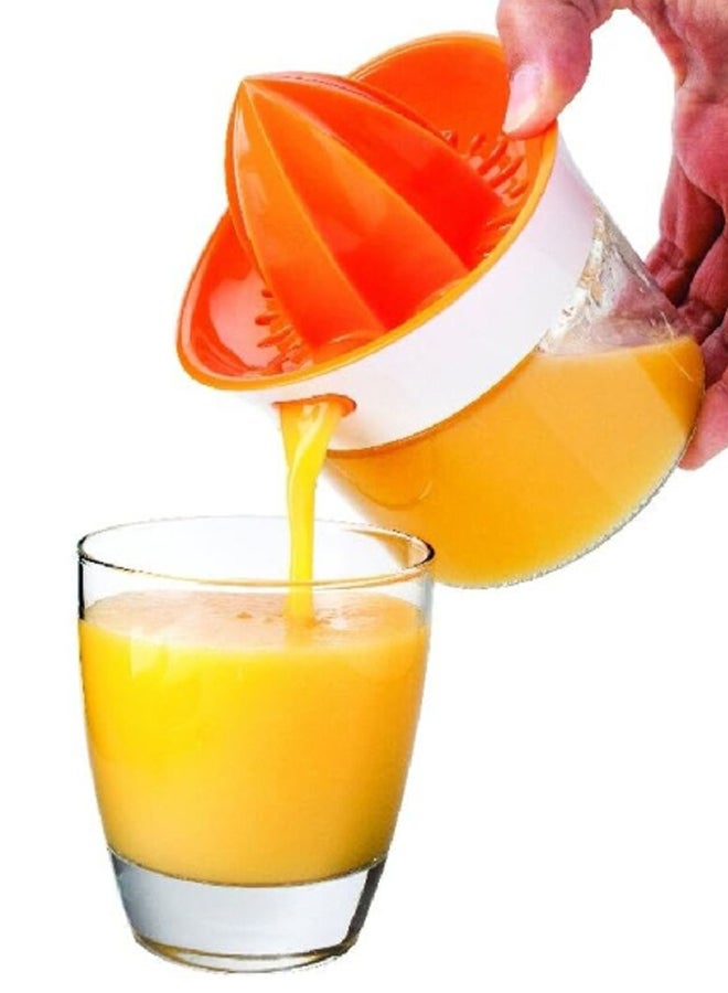 joie Dishwasher Safe Squeeze and Pour Citrus Juicer Clear and Orange 399 ml 29600 - Image 2