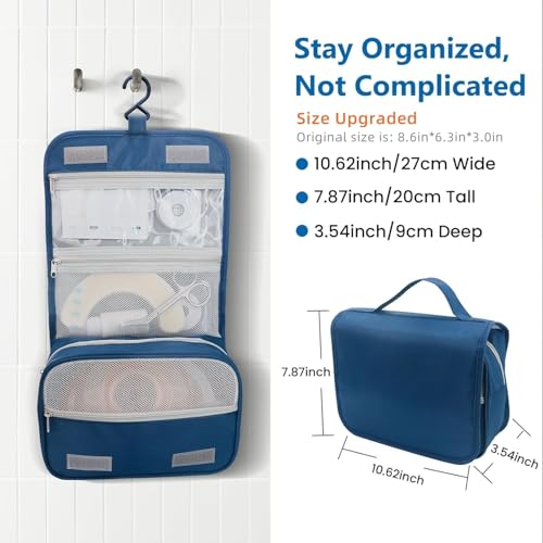 KONWEDA Ostomy Colostomy Travel Bag, Hanging Organizer Bag for Ostomy Supplies - Image 2