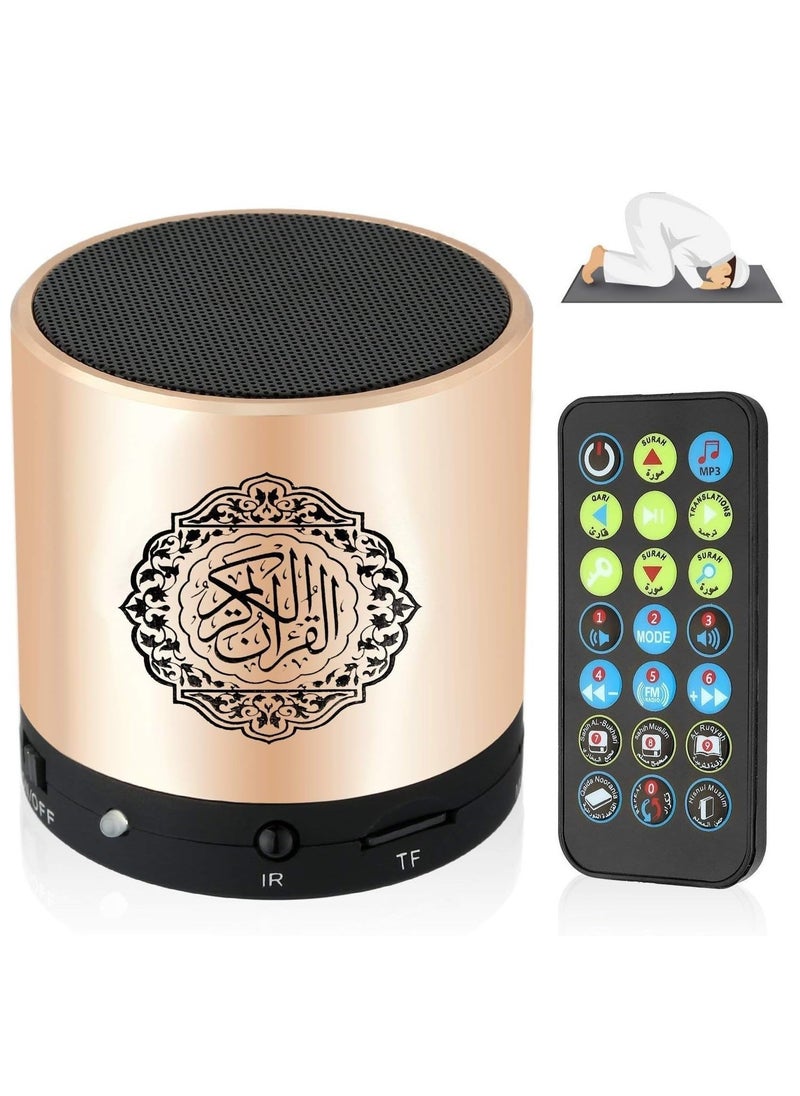 ELTRAZONE Remote Control Portable Quran Speaker – 8GB MP3 Player, TF & Micro SD Card Support, FM Radio, USB Rechargeable, Quran Translator - Image 1