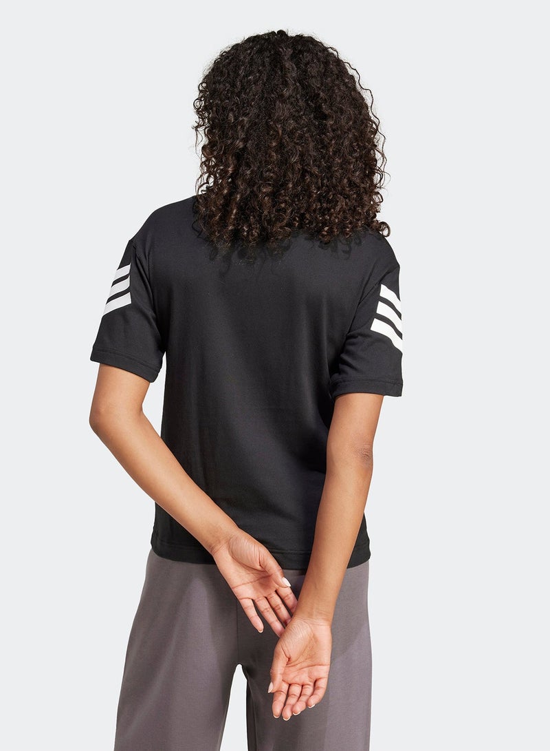 Adidas Future Icon 3 Stripe T-Shirt - Image 2