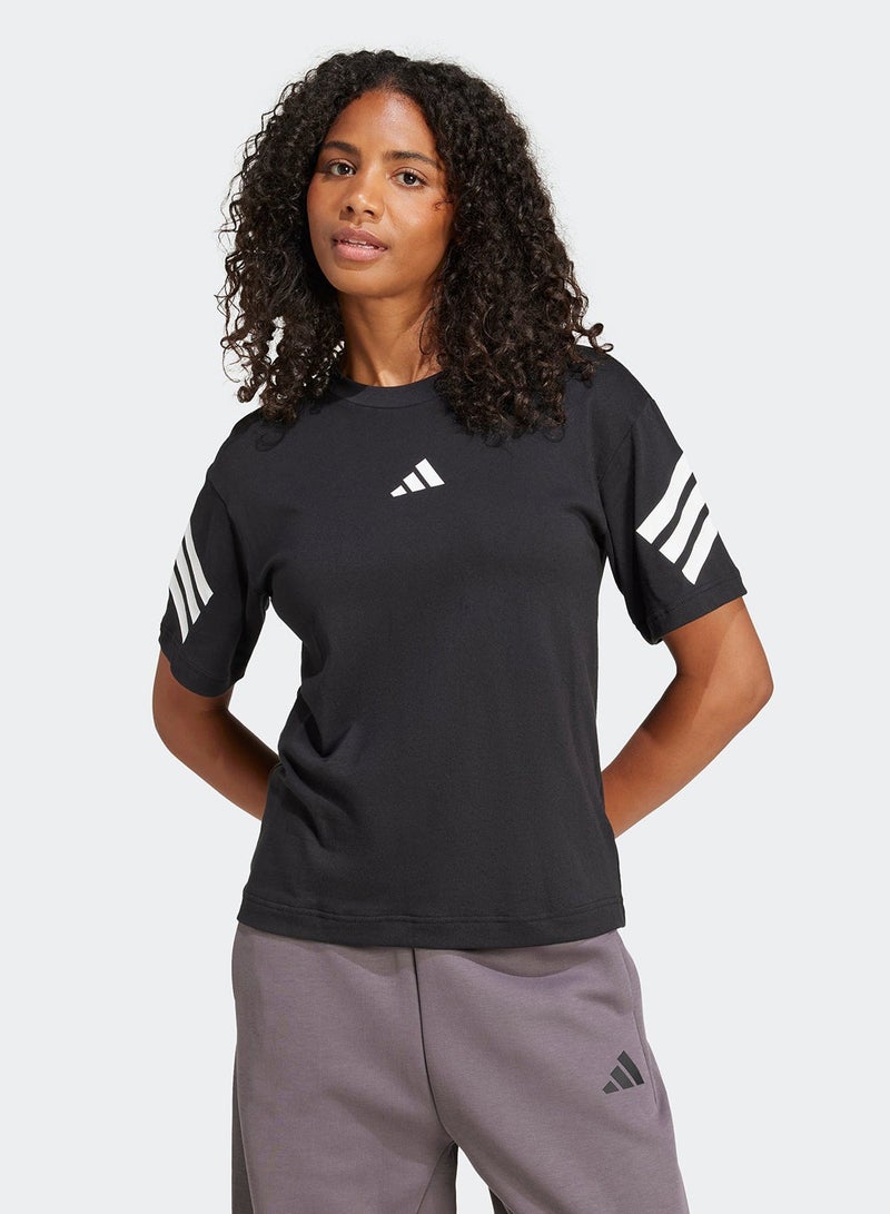 Adidas Future Icon 3 Stripe T-Shirt - Image 1