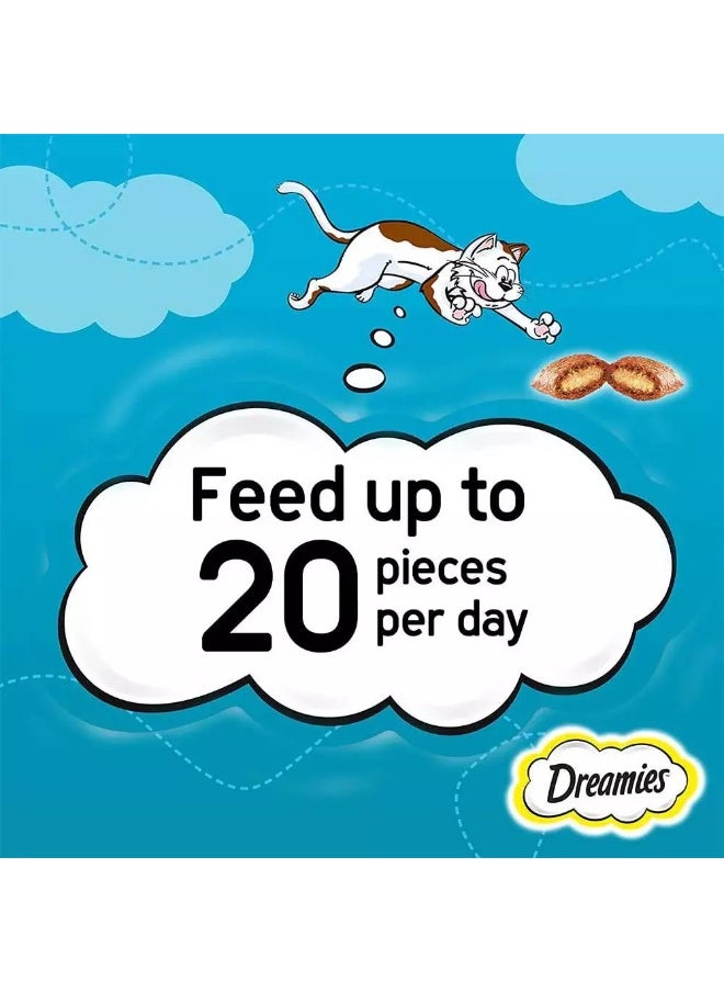 Dreamies Dreamies Cat Treats, Savoury Salmon Flavour- 60grm Pouch  - Image 3