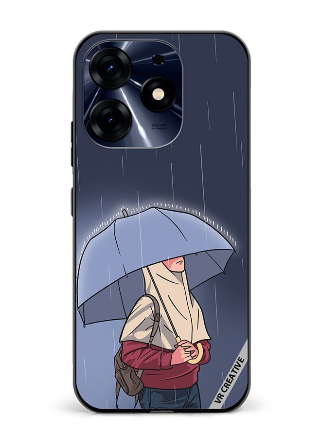 VR CREATIVE Protective Case Cover For Tecno Spark 10 Pro Rainy Days Design Multicolour - Image 1