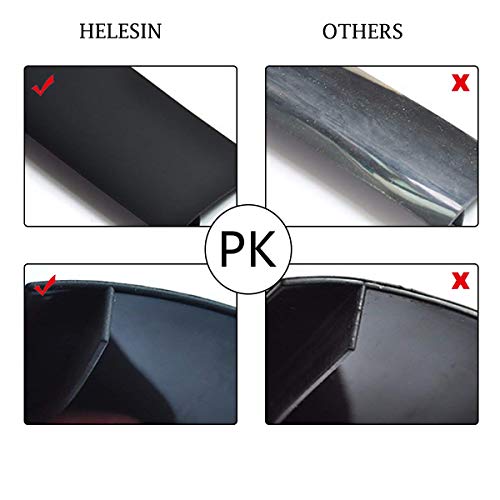 HELESIN Silicone Gap Cover, (2 Pack) Silicone Gap Stopper Kitchen Stove Counter Gap Covers - Flexible Stove Space Fillers, Food Grade (25inches, Black) - Image 5