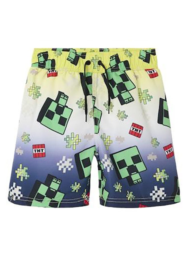 NAME IT Nkmmyx Minecraft Swimshorts Bfu  - Image 4