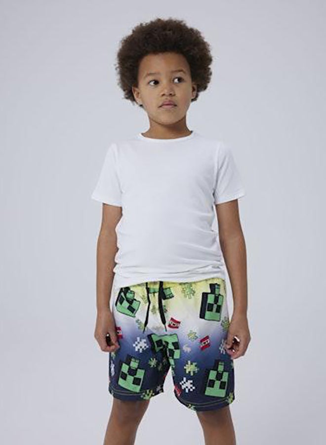 NAME IT Nkmmyx Minecraft Swimshorts Bfu  - Image 1