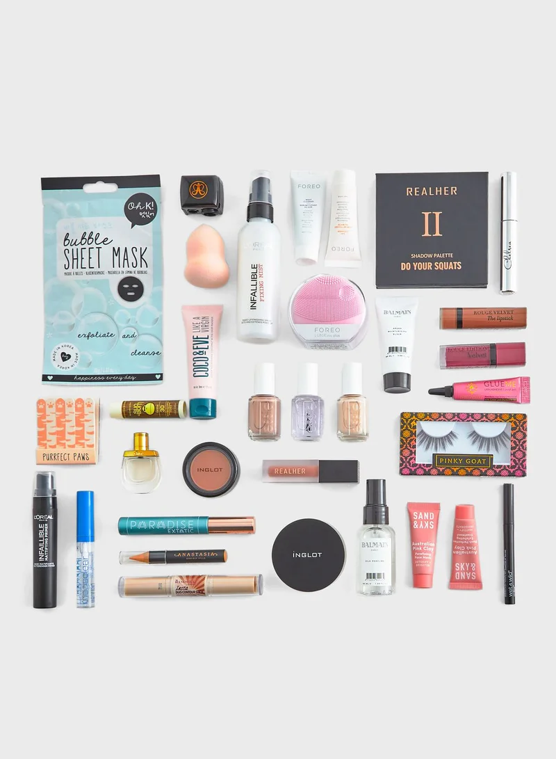 Eid Countdown Beauty Box THE COUNTDOWN TO EID BOX 30 beauty must-haves worth 1980aed/sar