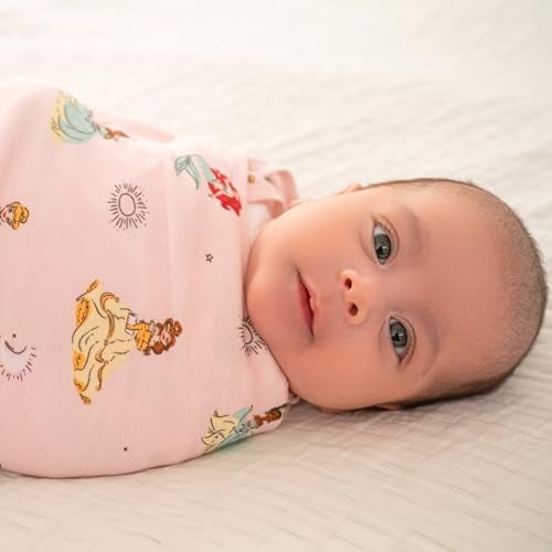 HALO Disney Baby 100 Cotton Sleepsack Swaddle 3Way Adjustable Wearable Blanket TOG 15 Disney Princess Newborn 03 Months - Image 3
