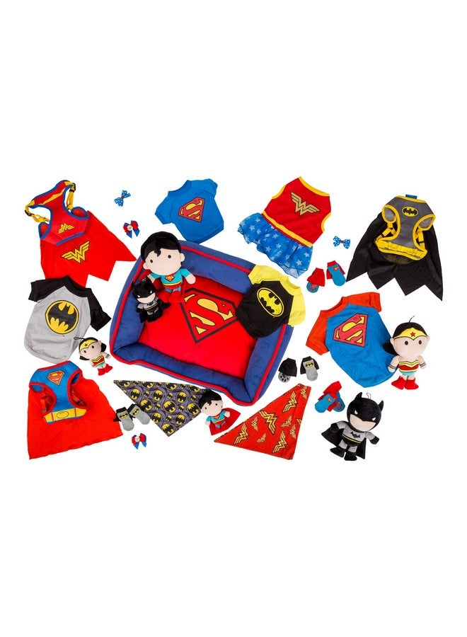 DC Comics for Pets Dog Bandana | Wonder Woman Logo Repeated Pattern |Super Adorable Superhero Scarf for Pets | Wonder Woman Dog Bandana Dog Apparel & Accessories - Image 3