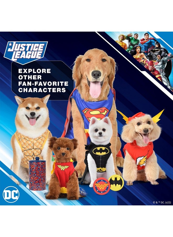DC Comics for Pets Dog Bandana | Wonder Woman Logo Repeated Pattern |Super Adorable Superhero Scarf for Pets | Wonder Woman Dog Bandana Dog Apparel & Accessories - Image 5