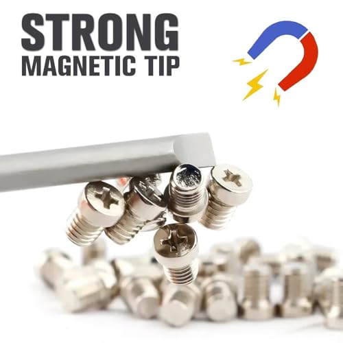 Saipe 12 Pieces Magnetic Slotted Screwdriver Bit Set, 1/4 Inch Hex Shank Flat Head Drill Bits Insert Bits 2 Inch Length, SL2/2.5/3/4/5/6 Impact Driver Bit for Power Drilling, Set of 2 - Image 4