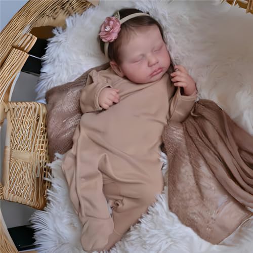 OYESY Reborn Baby Dolls Girl Realistic Newborn Baby Full Body Soft Vinyl Real Life Dolls Lifelike Toddler 20 Inch Baby Dolls Birthday Festival Gift Set for Kids Age 3 - Image 1