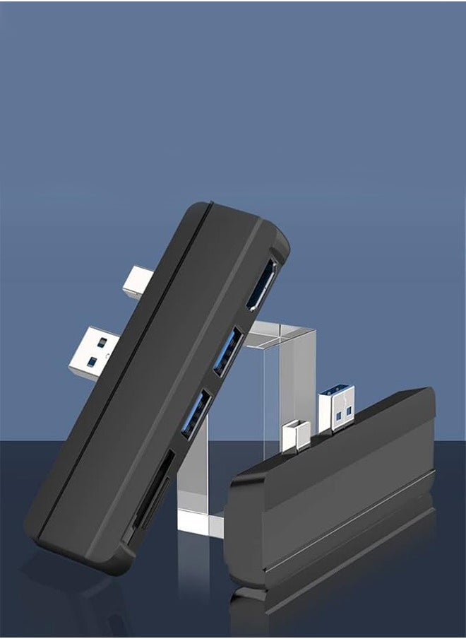 جويز موزع/محطة إرساء USB 3.0 لجهاز Surface Pro 4 5 6، محول موزع USB 3.0x3 من Takya، قارئ بطاقات ذاكرة SD وTF/Micro SD، منفذ Mini DP إلى HDMI بدقة 4K بتصميم خاص لجهاز Microsoft Surface Pro من الجيل الرابع/الخامس/السادس  - Image 4