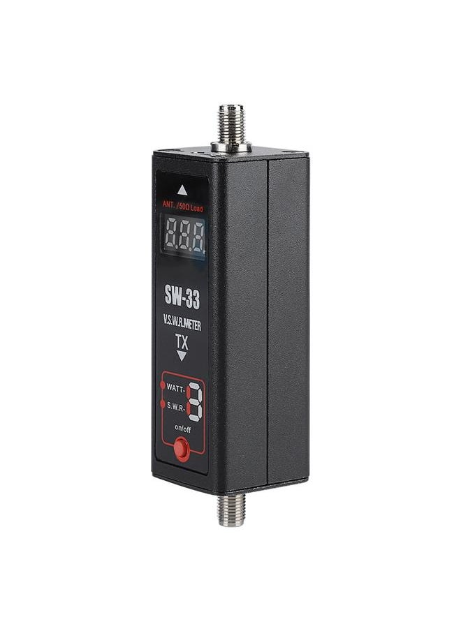 SW-33 Mini Digital Standing-wave Table Power Meter DC Ammeter