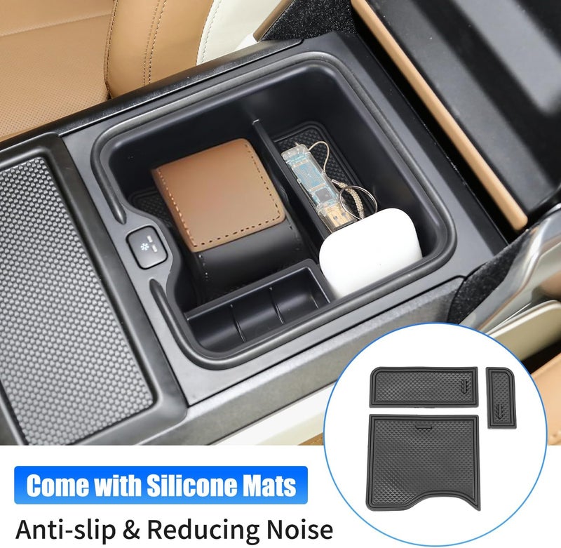EVGoXMods Center Console Organizer Compatible with 2023-2025 Range Rover & Sport (ONLY for Refrigerator Version) Armrest Storage Box Insert Tray Interior Accessories - Image 4