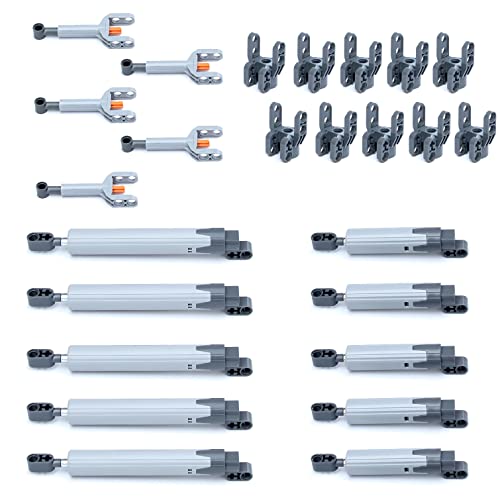 SEEMEY 5 Set Technical Linear Actuator Axle and Pin Connector Block compatiable with Technic Parts - Image 1