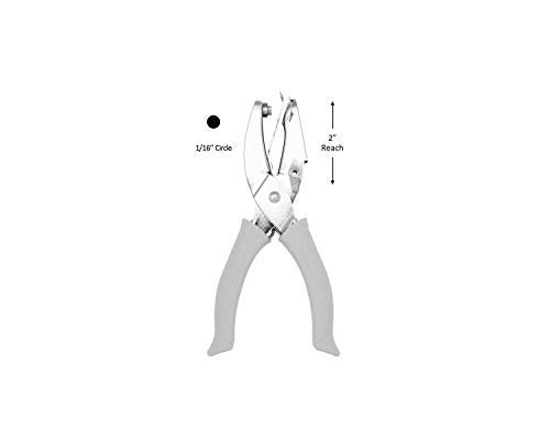 BiraBira Bira Craft Extra Length 2 inch Reach Hand Punch Craft Punch for Paper Crafting Scrapbooking (1/16" Circle) - Image 4