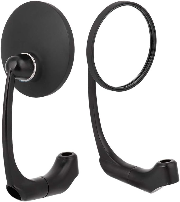 مرآة زجاجية خلفية عاكسة معدلة، مرآة واضحة متينة للراكبين الأنيقين والعصريين، مناسبة عالمياً لأنواع مختلفة من الدراجات النارية - Image 2