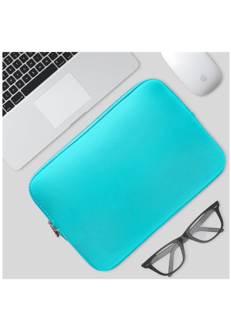 Portable Zipper Soft Sleeve Case Bag Notebook Cover for 13 Inch Laptop Bag Blue - Image 4