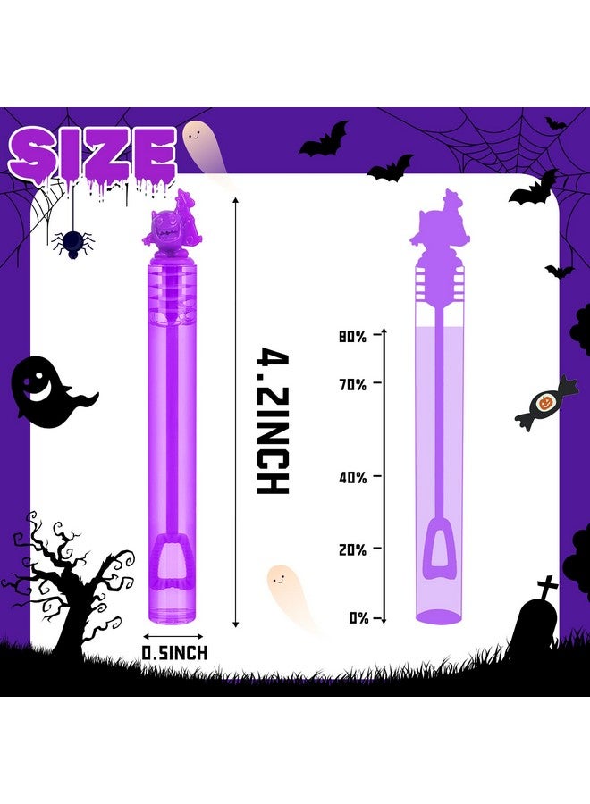 MAPIXO 200Pcs Halloween Bubble Wands Bulk, Mini Pumpkin Bubble Party Favors for Kids, Treasure Box Toys, Goodie Bag Stuffer Filler, Classroom Prizes, Halloween Treats Non Candy, Pinata, Basket Decorations - Image 3