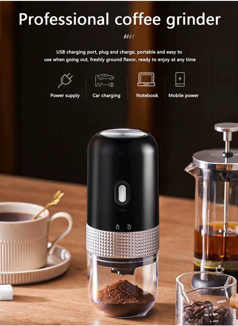 CHOIWIN V60 Coffee Maker Set, 9-Piece Electric Coffee Grinder Drip Coffee Maker Set With Portable Hand-held Gift Box，Hand Brewing Coffee Accessories Kit  - Image 3