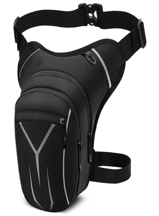 HUANLANG Leg Bag for Men Women Tactical Thigh Bag with Leg Strap Waterproof Fanny Pack Outdoor Motorcycle Drop Leg Bag for Hiking Climbing Cycling - Image 1