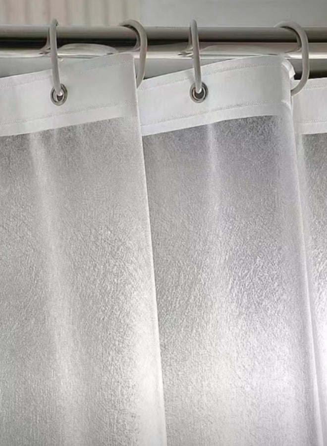 EVA Shower Curtain Single Curtain White 180x180 centimeter - Image 2