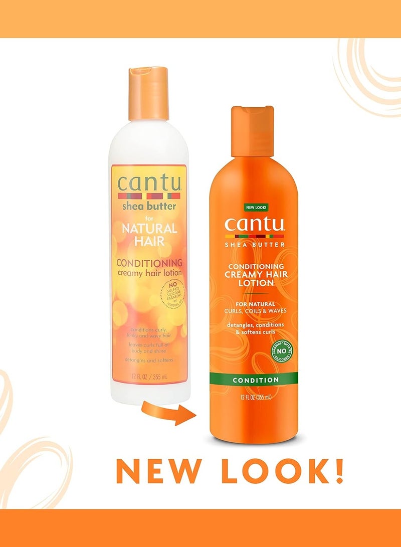 CANTO Cantu Shea Butter Moisturizing Cream Lotion for Natural Hair 355ml - Image 4