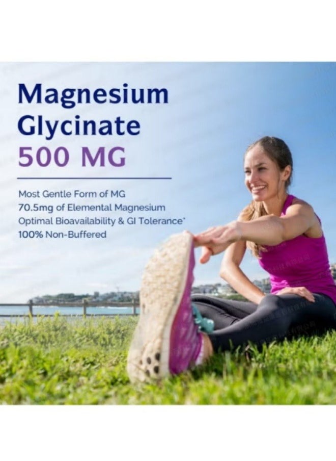 Magnesium Glycinate High Absorption Magnesium Glycinate Capsules 120 Capsules  - Image 3