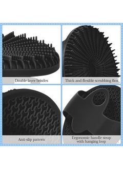 Euthymol Silicone Body Scrubber, Exfoliating Shower Scrubber for Men & Women, Back Scrubber for Sensitive Skin, Lathers Well & Long-Lasting (Black)  - Image 4