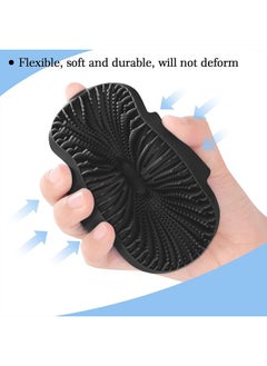 Euthymol Silicone Body Scrubber, Exfoliating Shower Scrubber for Men & Women, Back Scrubber for Sensitive Skin, Lathers Well & Long-Lasting (Black)  - Image 5