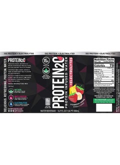 Protein2o Protein2o Electrolyte Protein Infused Water Plus Electrolytes, Strawberry Banana, 500 ml, Protein Drink  - Image 3