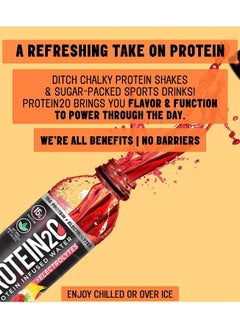 Protein2o Protein2o Electrolyte Protein Infused Water Plus Electrolytes, Strawberry Banana, 500 ml, Protein Drink  - Image 5