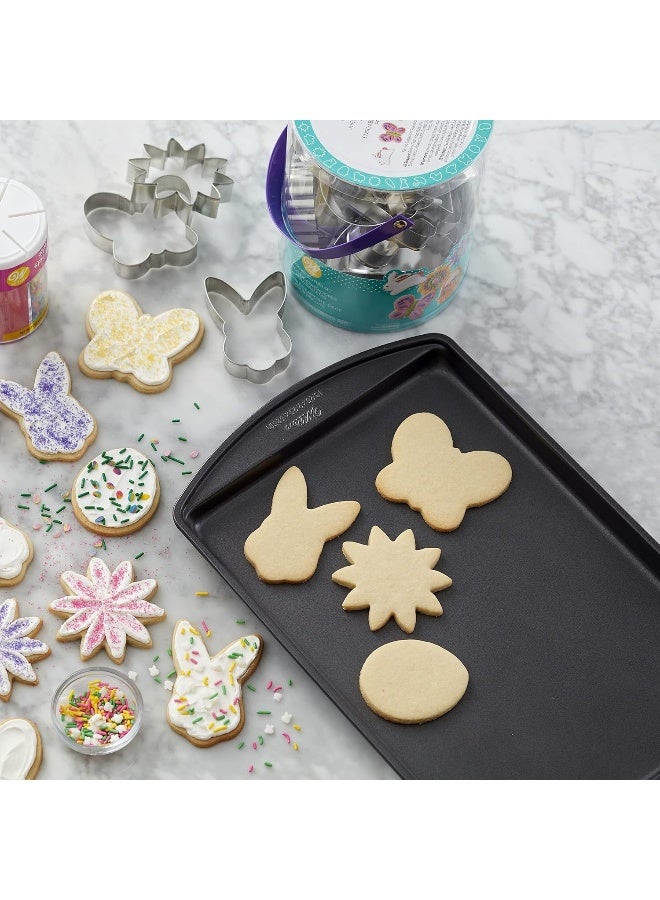 Wilton 2105-6794 Perfect Results 13.25 by 9.25-Inch Nonstick Cookie Pan, Small - Image 2