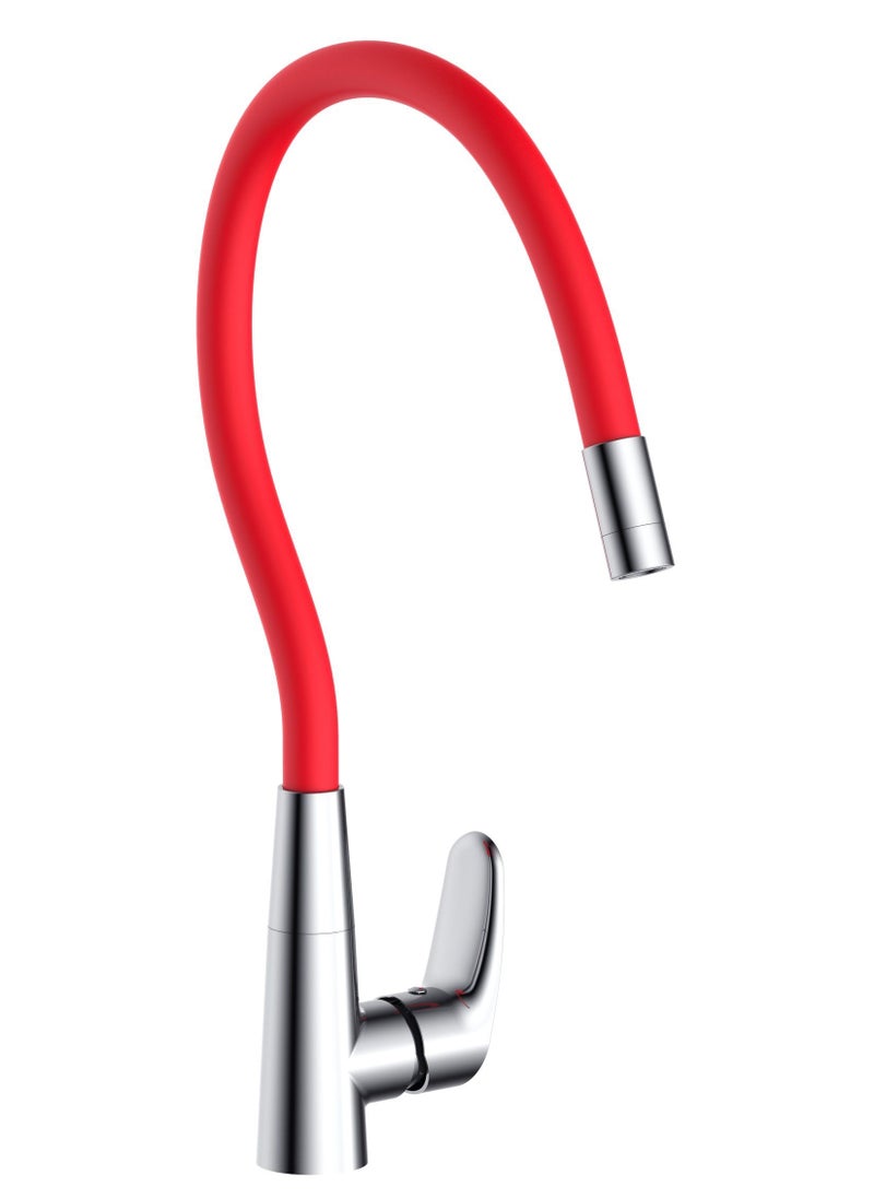 HESANIT Luna Kitchen Sink Faucet With Flexi Spout Red Spout - 6771RS - pzsku/Z1F2E2A575EFA9A01105EZ/45/_/1655222661/4ec50181-af90-4680-a402-4fe7e435d5ac