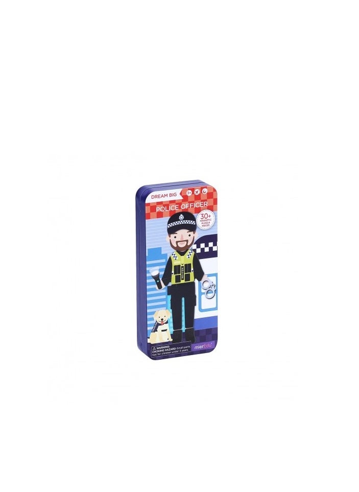 MierEdu - Magnetic Puzzle Box-Police Officer - Image 1