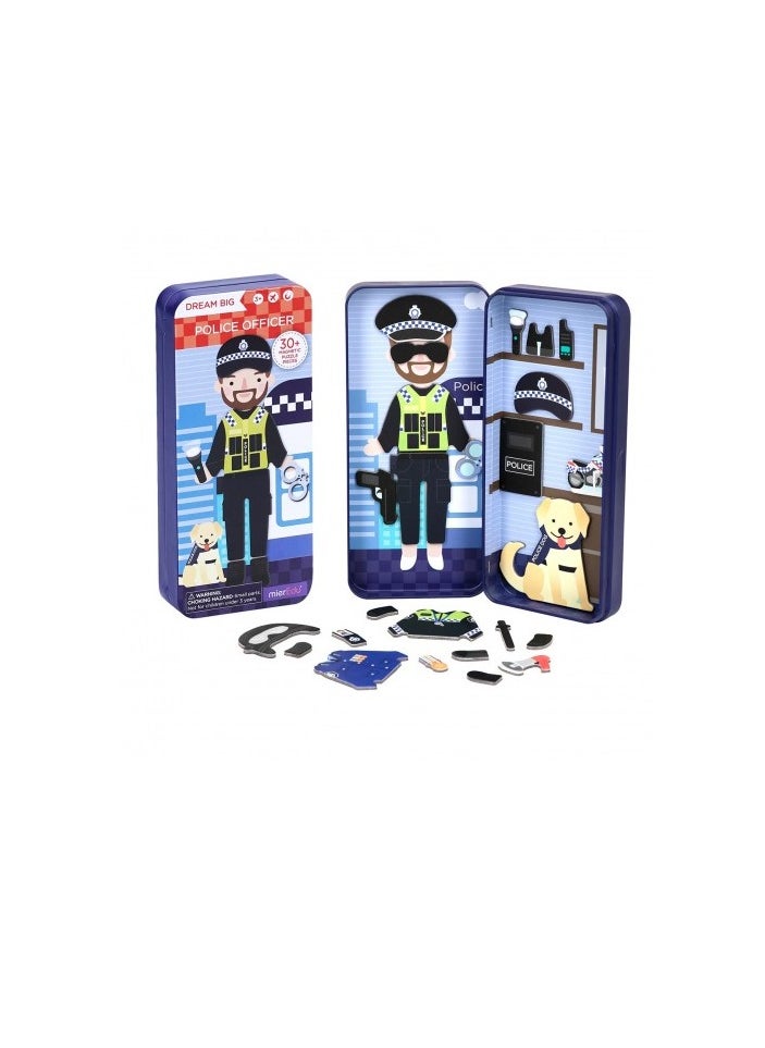 MierEdu - Magnetic Puzzle Box-Police Officer - Image 1
