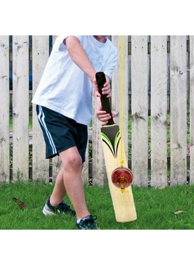 PSE Priya Sports Leather Match Practice Hanging Cricket Ball for Practice Match|Red Color |Pack of 4| (Red_Hanging_Cricket_Balls_1, 1) - Image 4