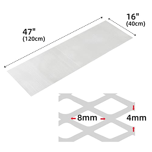 AggAuto شبكة مصد السيارة AggAuto 47x16 بوصة مع ملحقات سبويلر من الألمنيوم - Image 2