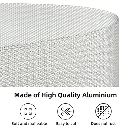 AggAuto شبكة مصد السيارة AggAuto 47x16 بوصة مع ملحقات سبويلر من الألمنيوم - Image 4