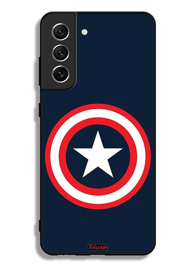 Tolwak Samsung Galaxy S21 FE 5G Protective Case Cover Captain America - Image 3