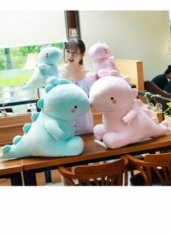 Y&D Plush Toys, Cute Dinosaur Fat Stuffed Animals Toys Dolls, Soft Animal Dino Plushie, Birthday Gifts for Kids Girls Boys Blue 12 inch  - Image 2