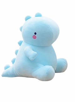 Y&D Plush Toys, Cute Dinosaur Fat Stuffed Animals Toys Dolls, Soft Animal Dino Plushie, Birthday Gifts for Kids Girls Boys Blue 12 inch  - Image 1