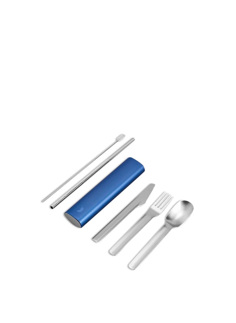 Chilly's | Cutlery Set | Whale Blue - Image 1